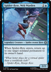 Spider-Byte, Web Warden - Magic: The Gathering - MoxLand